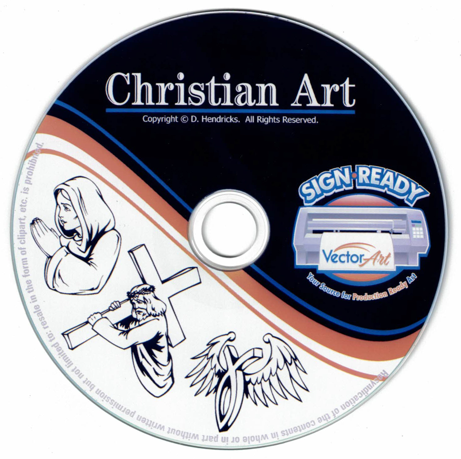 Christian Art - Jesus & Crosses Clip-Art
