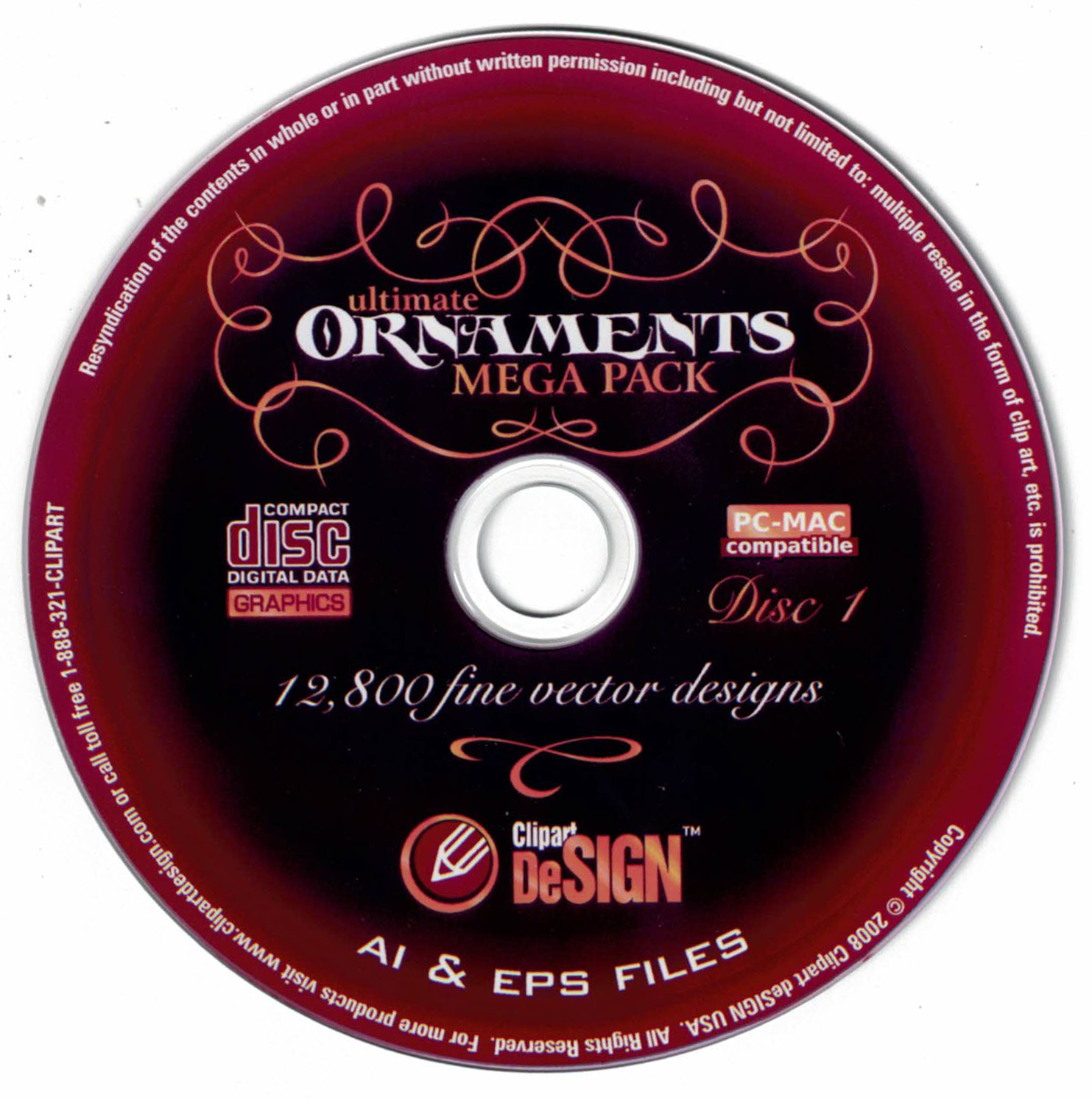 Ultimate Ornaments Mega Pack - Ornamental Designs with Decorative Wrought Iron Scrolls, Frames, Panels, and Outlines ClipArt for Signs