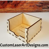 3" x 3" Note Cube Paper Holder